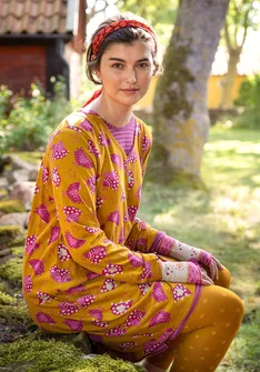 Trikotkleid „Dolores“ aus Öko-Baumwolle/Modal - senap