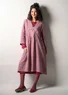 “Bodil” woven linen dress (chalk pink XS)