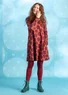 Tricot tuniek "Oriana" van biologisch katoen/modal (koper/dessin XL)