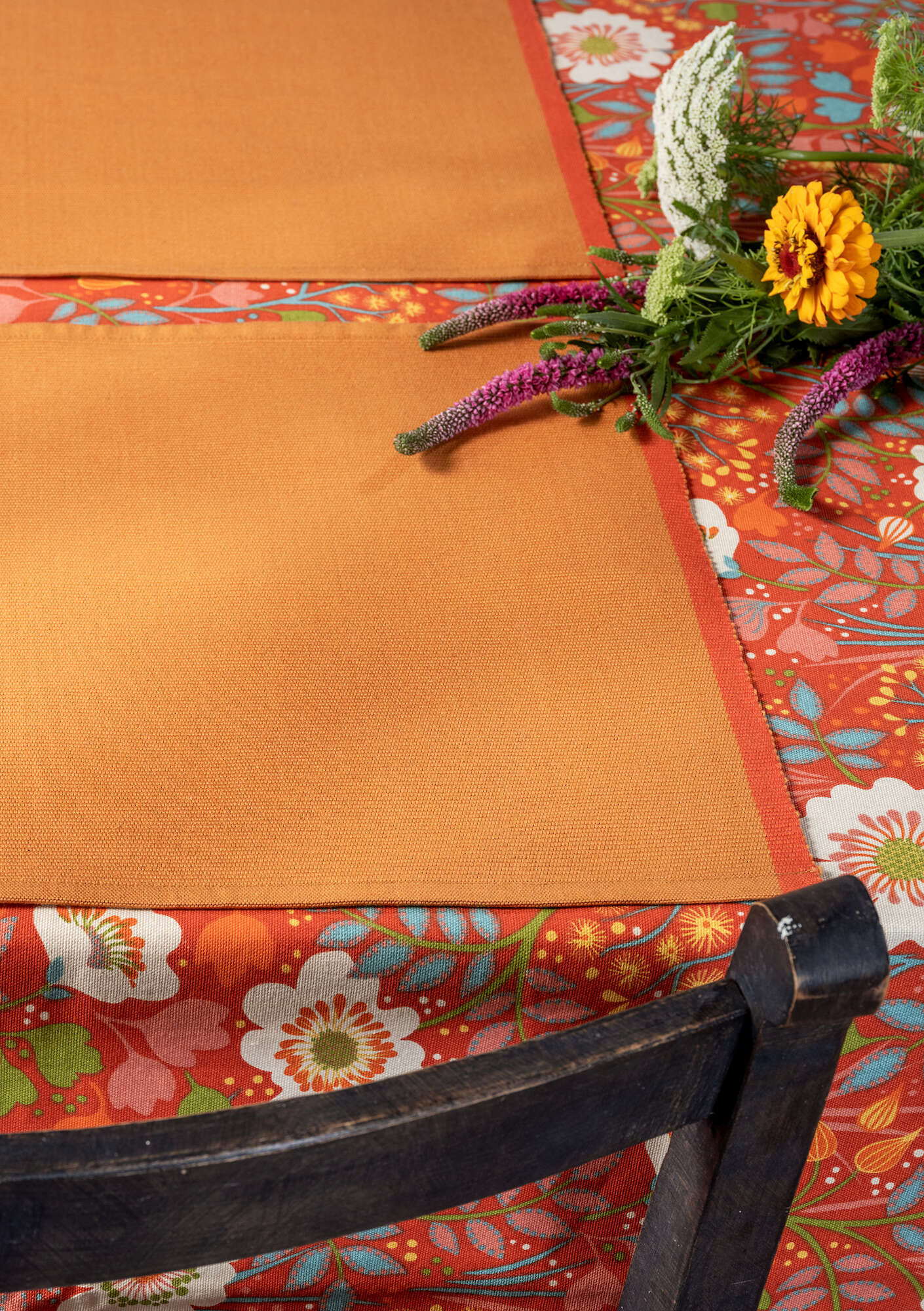 Place mat in organic cotton marigold thumbnail
