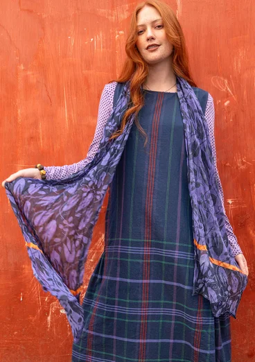 “Kelly” organic cotton scarf - amethyst