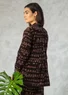 Veloursjacke „Paraguay“ aus Bio-Baumwolle/Recycling-Polyester (maulbeere S)