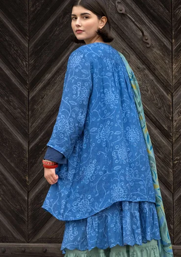 Artistblus "Elisabeth" i ekologisk bomull/lin - 