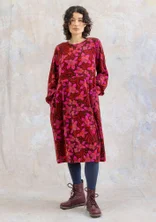 Velourskleid „Cornus“ aus Bio-Baumwolle/Recycling-Polyester - rote bete