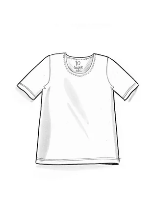 Jerseyshirt „Theia“ aus Bio-Baumwolle/Elasthan - schwarz