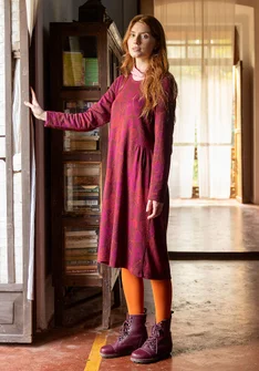 Jerseykleid „Isabella“ aus Bio-Baumwolle/Modal - aubergine