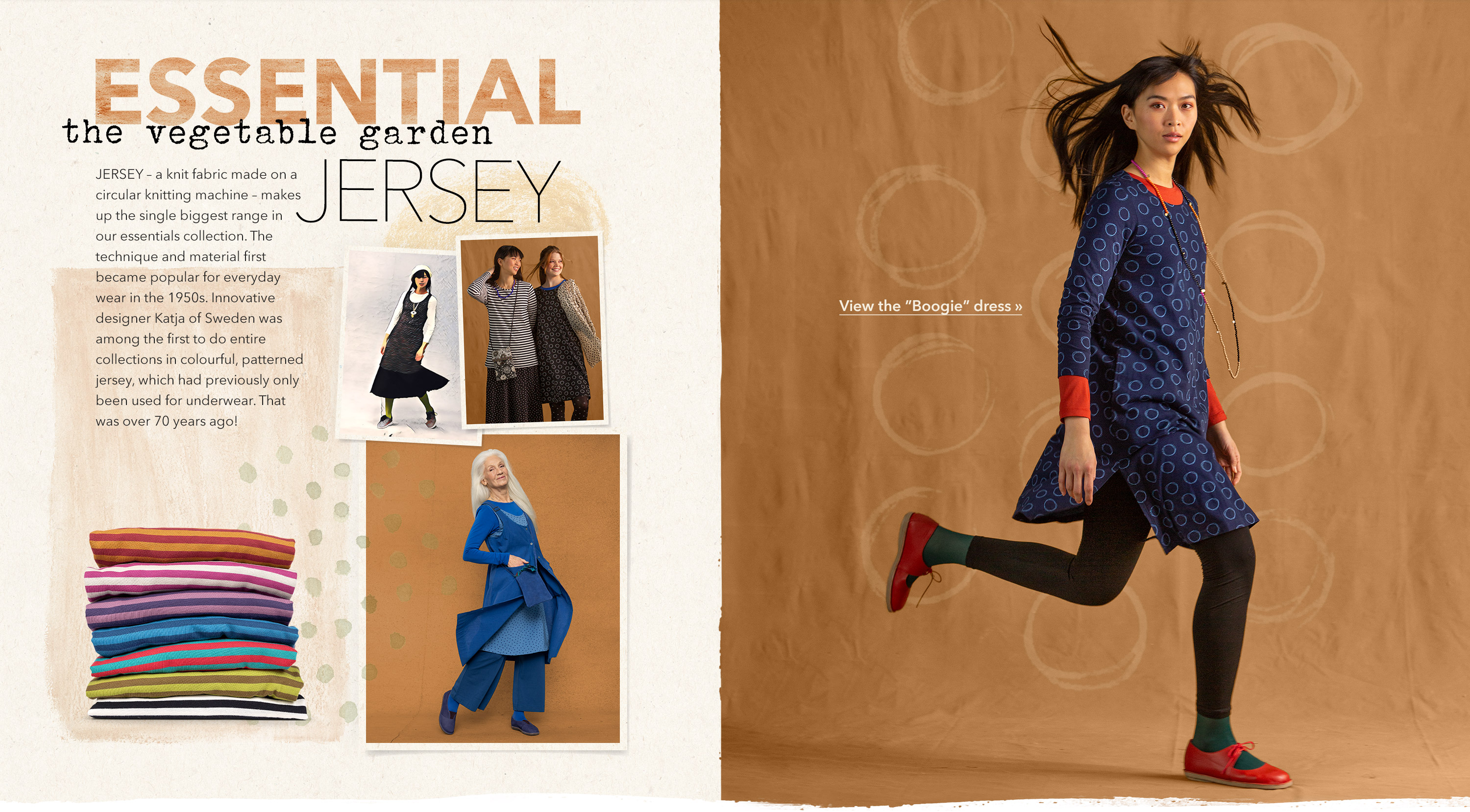 JERSEY – makes up the single biggest range in our essentials collection. 