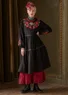 “Åland” woven organic cotton dress (black S)
