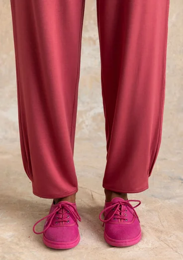 Jerseyhose aus Viskose/Elasthan - feige