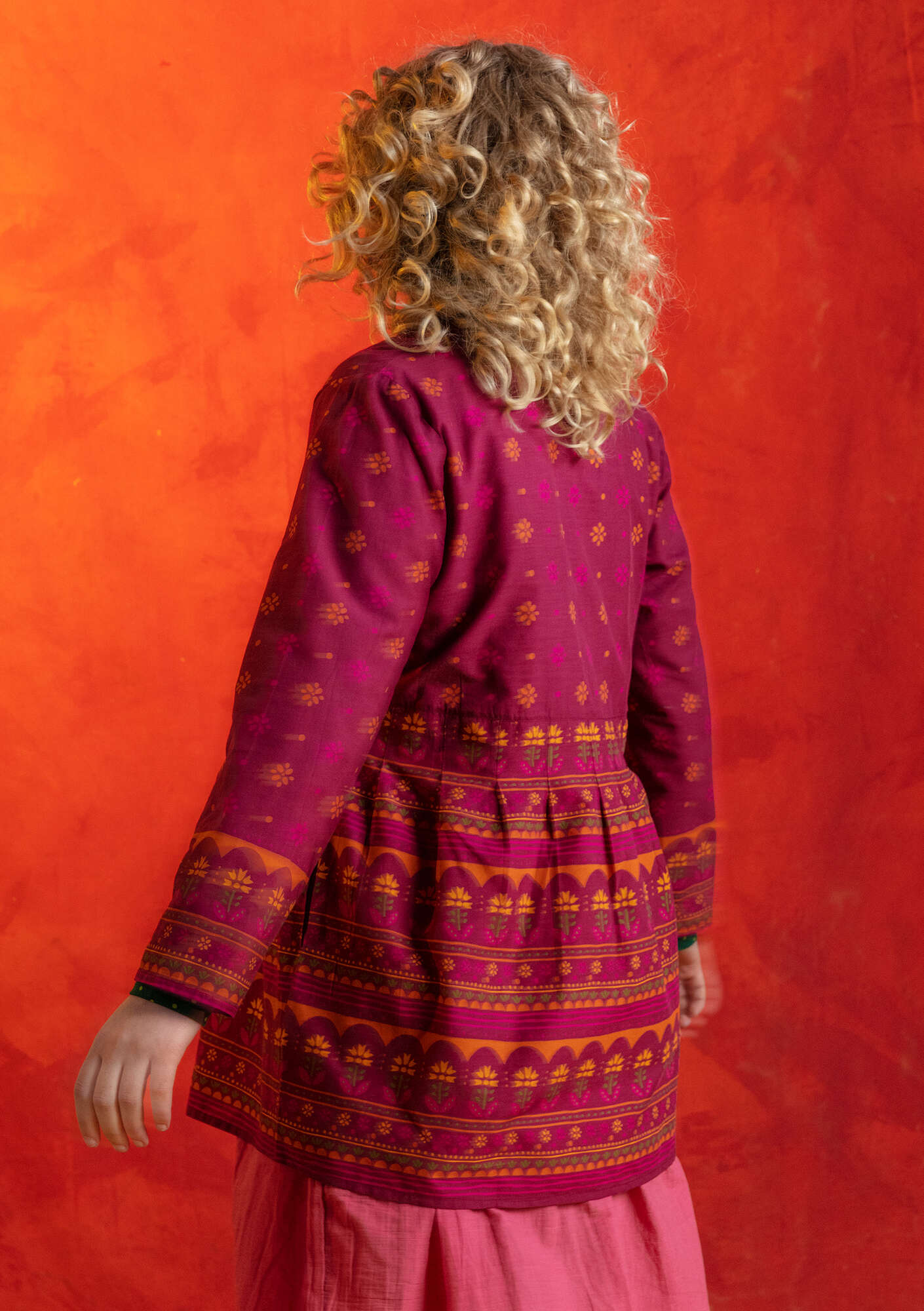 Bluse „Lalita“ aus Öko-Baumwolle purpur