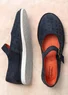 Slejfsko “Earth” i nubuck (bläck 36)