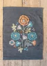 Tapis "Wild rose" en coton biologique (gris cendré foncé Taille unique)