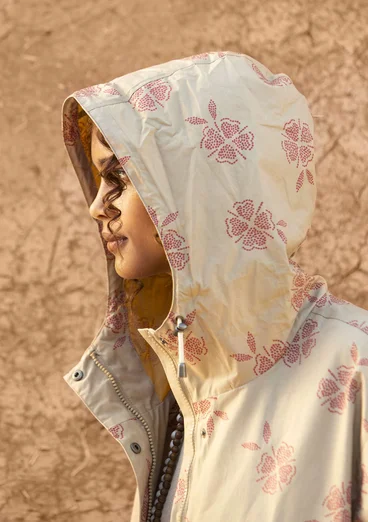 Parka "Nice" en écocoton - naturel foncé