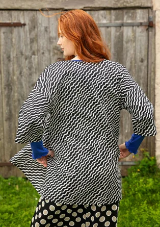 “Krusa” blouse in organic cotton - black