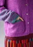 “Stripe” alpaca blend cardigan (mayflower XL)