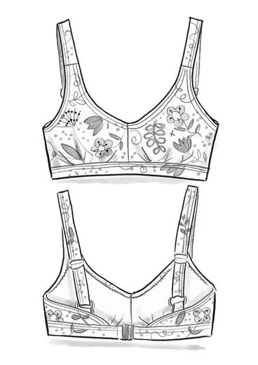 Bikinitop "Pacific" van gerecycled polyamide/elastaan -