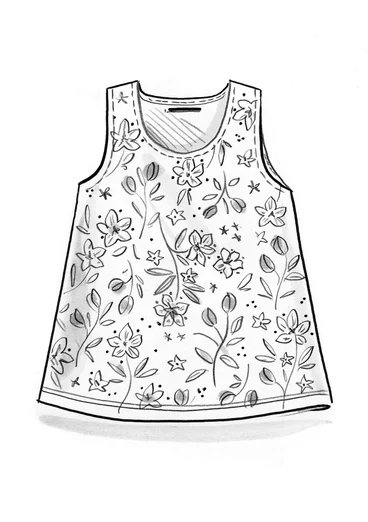 Jerseytop „Primrose“ aus Bio-Baumwolle - cassis