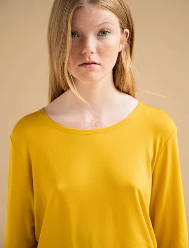 “Ada” jersey top in lyocell/spandex - ananas