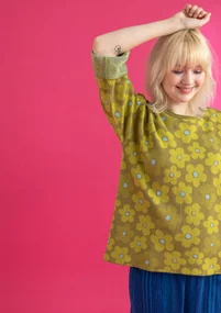 Pullover „Polli“ aus Bio-/Recycling-Baumwolle - avocado