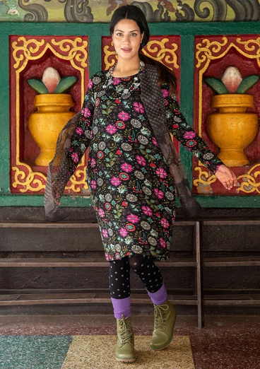 Robe "Mongolia" en jersey de lyocell/élasthanne - noir