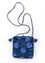 “Web” purse in cotton/linen (indigo One Size)