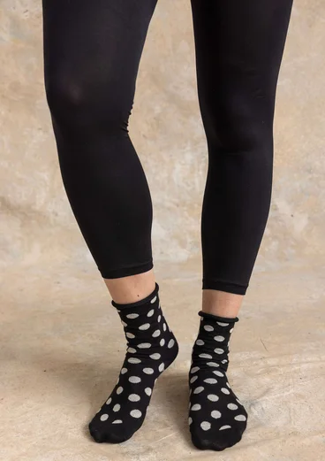 Solid-colored leggings in recycled polyamide -