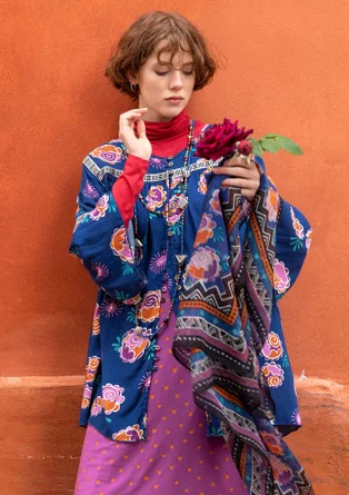 Bluse „Maya“ aus Viskose - indigoblau