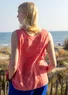 “Bifrost” woven linen tank top (light coral L)