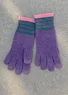 Fingerhandschuhe aus Lammwolle (gewitterlila-melange Einheitsgröße)