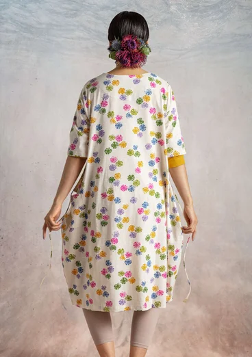 Robe "Corallo" en jersey de coton biologique - écru