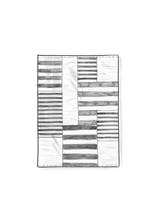 Teppich „Suiheisen“ aus Bio-Baumwolle - malachit