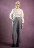 Hose aus Bio-Baumwolle (grau L)