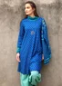 Robe "Elisabet" en jersey de coton biologique/modal (bleu porcelaine XL)
