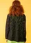 Pointellestrikket jakke «Luisa» i lin / resirkulert bomull (svart S)