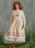 Robe "Kristine" en coton/laine (sable clair M)