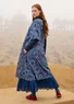 Robe "Hana" en jersey de coton biologique/modal (indigo clair L)