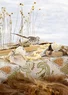 “Alaska Forest” tablecloth in organic cotton (eggshell One Size)