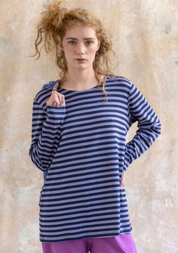 Striped essential sweater dark indigo/thistle