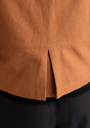 Webweste „Esme“ aus Bio-Baumwolle/Leinen - eichel