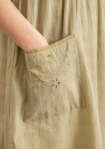 Woven “Tania” dress in organic cotton - timothy