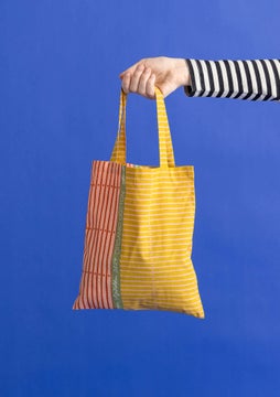 Fabric tote bag S multicoloured