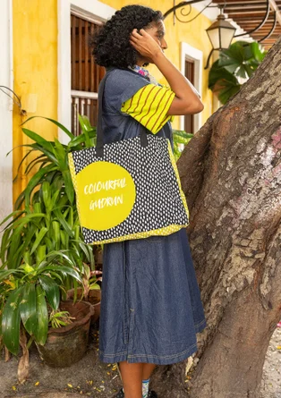 Webkleid „Ines“ aus Bio-Baumwolle - dunkelindigo