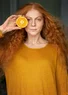 Jerseykjole "Satsuma" i hør (sennep S)