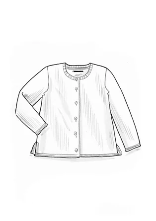 Gilet en coton recyclé - indigo foncé