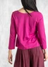 Organic cotton jersey top (cerise XXL)