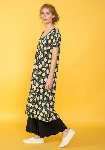 Trikåbyxa i ekologisk bomull - svart