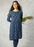 Jerseykleid „Amandine“ aus Bio-Baumwolle/Modal (indigo S)