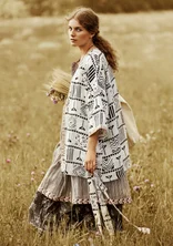 Kimono «Aditi» i lin - vanilj