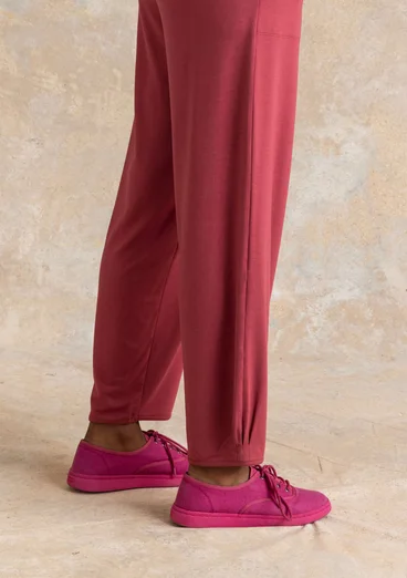 “Bianca” organic cotton canvas flats - light cyclamen