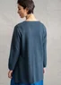 Striktunika i genanvendt hør (indigo XL)